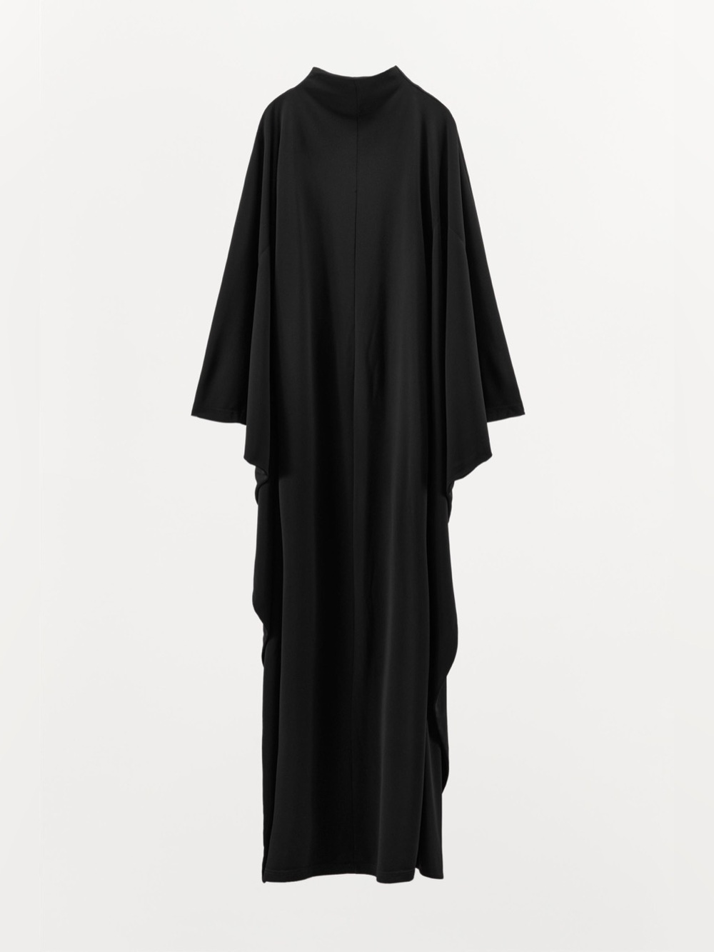 Zara Black Long sleeve Elegant Black Batwing Cape Dress size xs - Picture 5 of 6